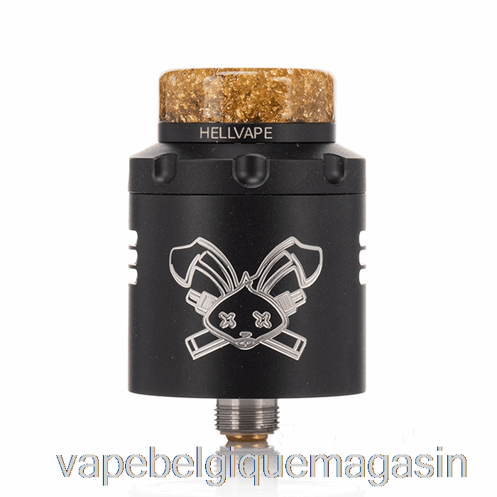 Vape Jetable Hellvape Dead Lapin V3 24mm Rda Noir Mat (logo Blanc)